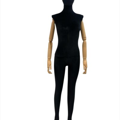 maniquíe forrado en tela brazos articulados, mod. DG-01
